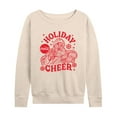 thumbnail image 1 of Coca-Cola - Holiday Cheer - Women's French Terry Long Sleeve Pullover, 1 of 4