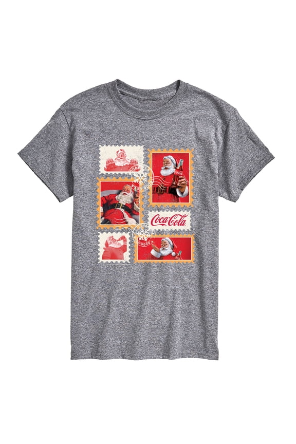 - Holiday Stamp Collage - Men's Short Sleeve Graphic T-Shirt