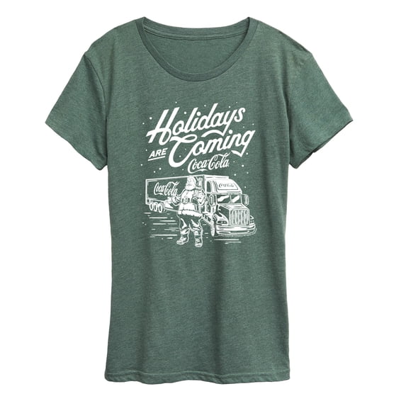 Coca-Cola - Holidays Are Coming Truck Short Sleeve Graphic T-Shirt