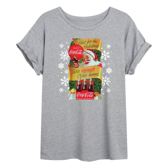 Coca-Cola - Host The Holidays - Juniors Ideal Flowy Muscle T-Shirt