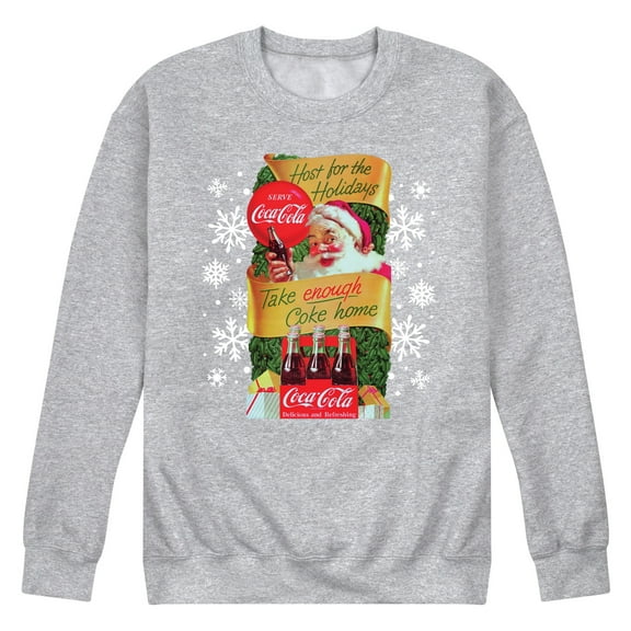 Coca-Cola - Host The Holidays - Men's Crew Neck Fleece Pullover