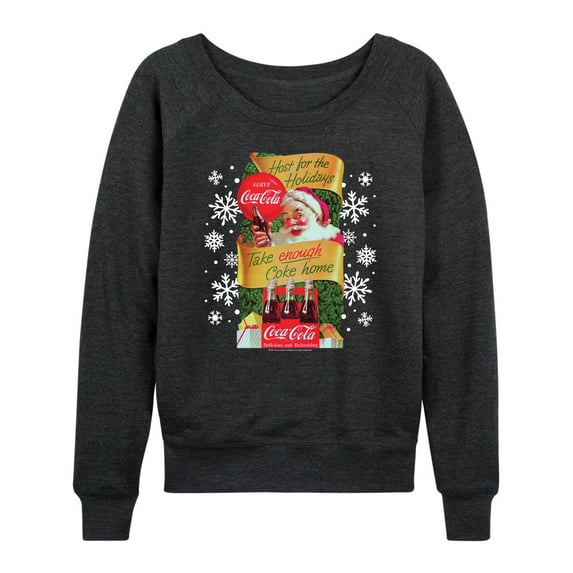 Coca-Cola - Host The Holidays - Women's French Terry Long Sleeve Pullover