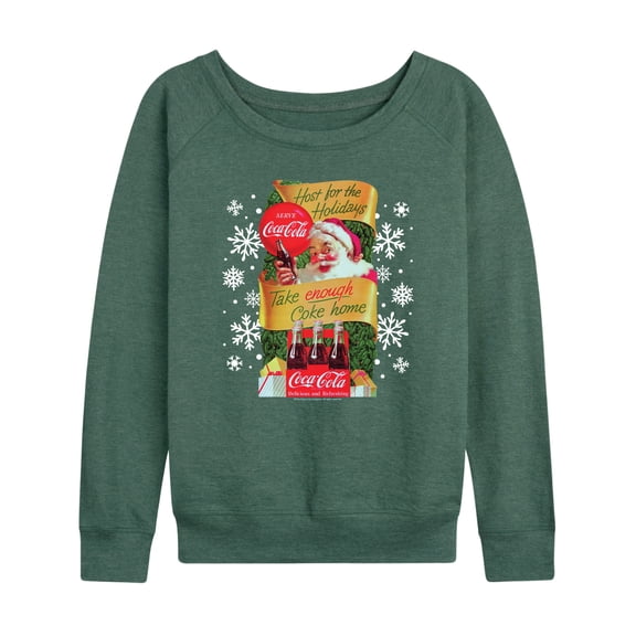 Coca-Cola - Host The Holidays - Women's French Terry Long Sleeve Pullover