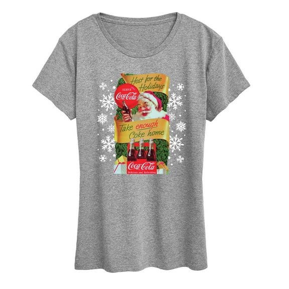 Coca-Cola - Host The Holidays - Women's Short Sleeve Graphic T-Shirt