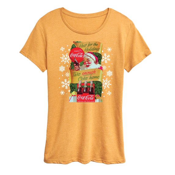 Coca-Cola - Host The Holidays - Women's Short Sleeve Graphic T-Shirt