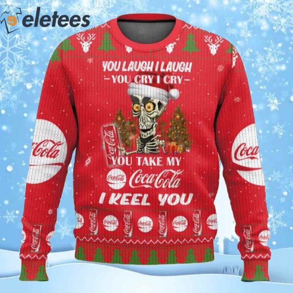 Coca Cola I Keel You Funny Ugly Christmas Sweater - Walmart.com