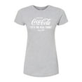 thumbnail image 1 of Coca-Cola - It's The Real Thing - Juniors Fitted Graphic T-Shirt, 1 of 5