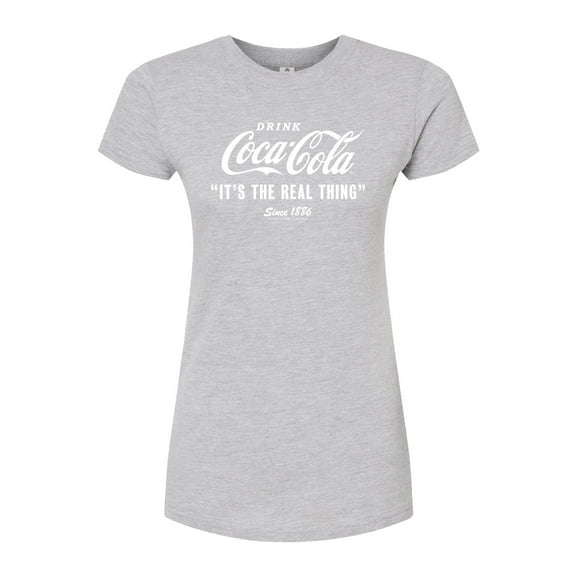 Coca-Cola - It's The Real Thing - Juniors Fitted Graphic T-Shirt