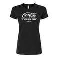 thumbnail image 1 of Coca-Cola - It's The Real Thing - Juniors Fitted Graphic T-Shirt, 1 of 5