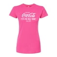 thumbnail image 1 of Coca-Cola - It's The Real Thing - Juniors Fitted Graphic T-Shirt, 1 of 5