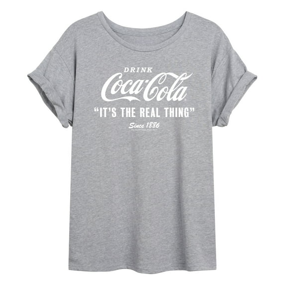 Coca-Cola - It's The Real Thing - Juniors Ideal Flowy Muscle T-Shirt