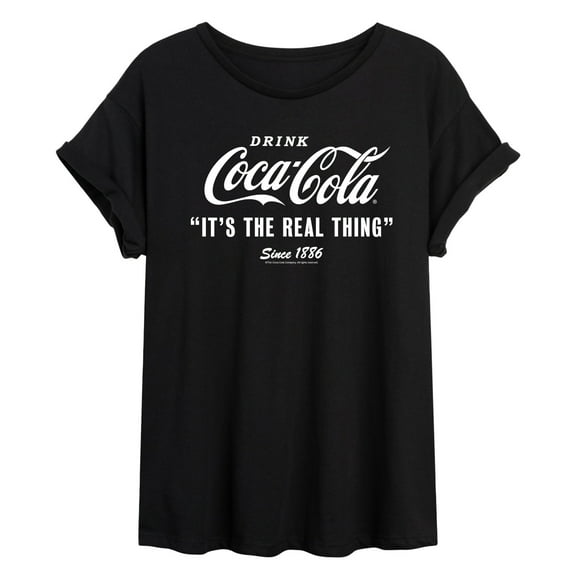 Coca-Cola - It's The Real Thing - Juniors Ideal Flowy Muscle T-Shirt