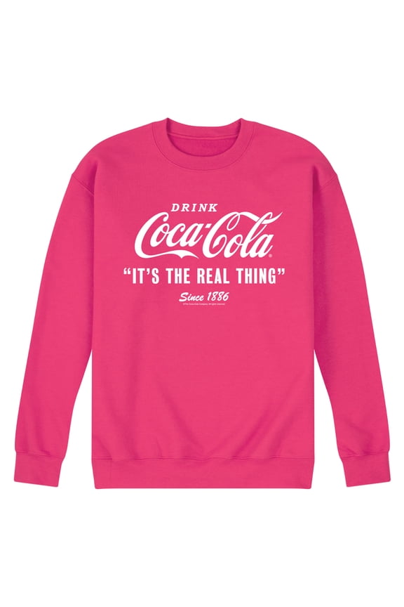 - It's The Real Thing - Men's Crew Neck Fleece Pullover