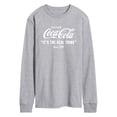 thumbnail image 1 of Coca-Cola - It's The Real Thing - Men's Long Sleeve T-Shirt, 1 of 5