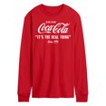 thumbnail image 1 of Coca-Cola - It's The Real Thing - Men's Long Sleeve T-Shirt, 1 of 4