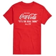 thumbnail image 1 of Coca-Cola - It's The Real Thing - Men's Short Sleeve Graphic T-Shirt, 1 of 5