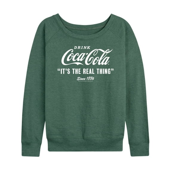 Coca-Cola - It's The Real Thing - Women's Lightweight French Terry Long Sleeve Shirt