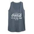thumbnail image 1 of Coca-Cola - It's The Real Thing  - Women's Racerback Tank Top, 1 of 5