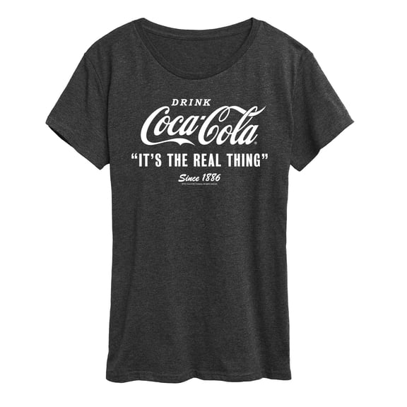 Coca-Cola - It's the Real Thing - Women's Short Sleeve Graphic T-Shirt