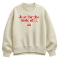 thumbnail image 1 of Coca-Cola - Just For The Taste Of It - Ladies Oversized Fleece Crew Sweatshirt, 1 of 3