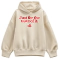 thumbnail image 1 of Coca-Cola - Just For The Taste Of It - Ladies Oversized Fleece Hoodie Sweatshirt, 1 of 3