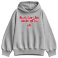 thumbnail image 1 of Coca-Cola - Just For The Taste Of It - Ladies Oversized Fleece Hoodie Sweatshirt, 1 of 3