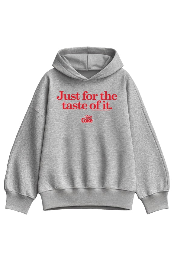 - Just For The Taste Of It - Ladies Oversized Fleece Hoodie Sweatshirt