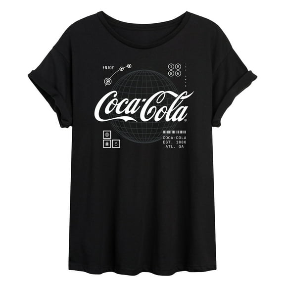 Coca-Cola - Logo Hud - Juniors Ideal Flowy Muscle T-Shirt