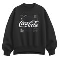 thumbnail image 1 of Coca-Cola - Logo Hud Oversized Fleece Crew Sweatshirt, 1 of 3
