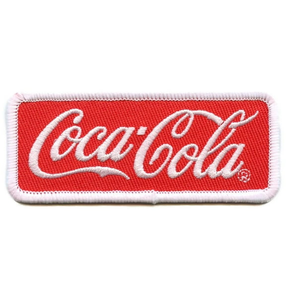 Coca Cola Logo Patch Delicious Cold Beverage Embroidered Iron On