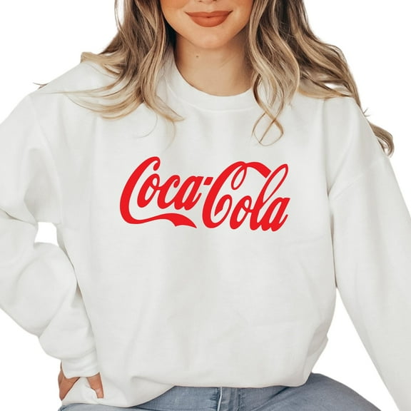 Coca Cola Logo Sweatshirt: Unisex Coke Lover Sweater