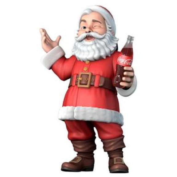 Coca Cola MINIX Santa Vinyl Figure