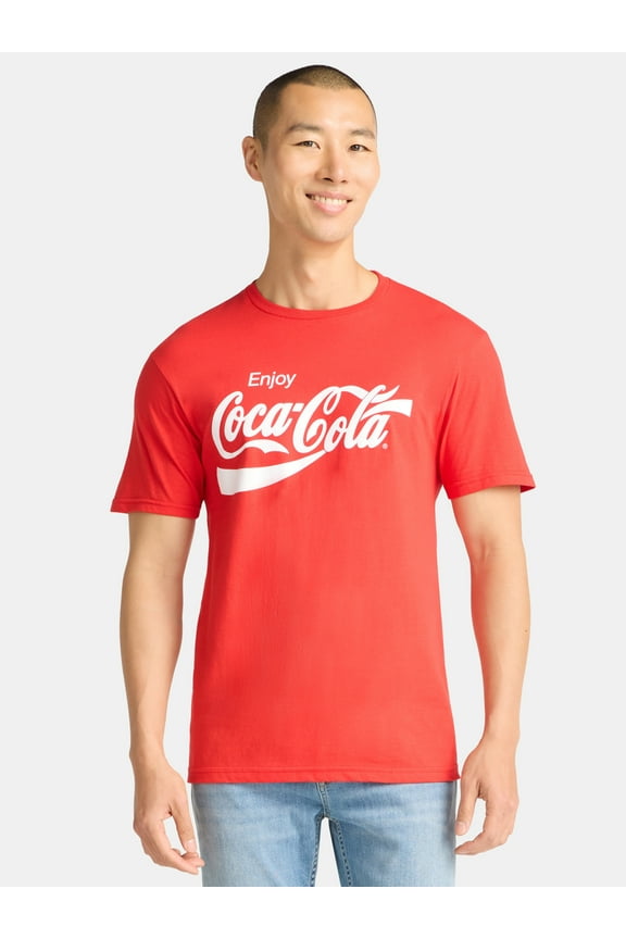 Coca Cola, Men's & Big Men's Graphic T-Shirt, Enjoy Coca Cola, Sizes S-3XL