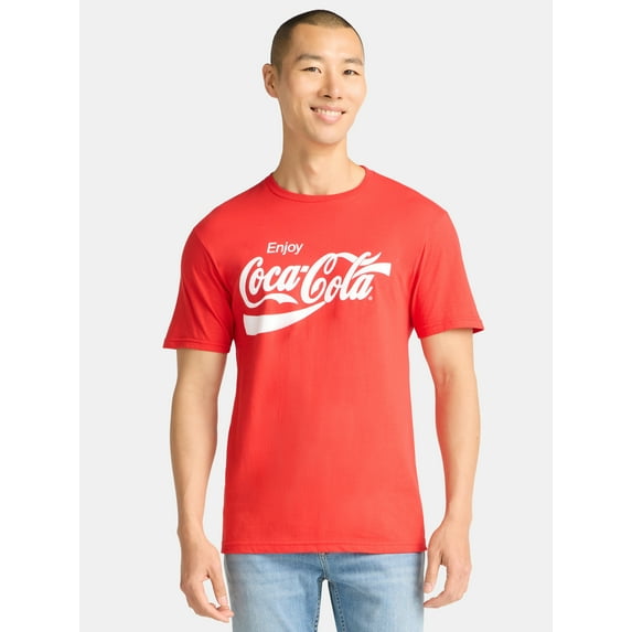 Coca Cola, Men's & Big Men's Graphic T-Shirt, Enjoy Coca Cola, Sizes S-3XL