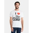 thumbnail image 1 of Coca-Cola Men's and Big Men's I Heart Diet Coke Graphic Tee, Sizes S-3XL, 1 of 5