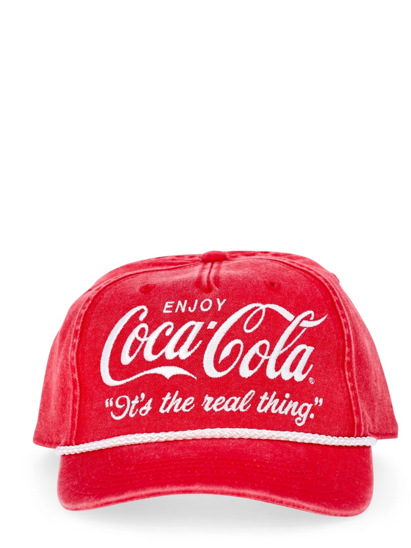 Coca-Cola, Men's Snapback Hat, Enjoy the Real Thing - Walmart.com