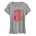 thumbnail image 1 of Coca-Cola - Merry Christmas Calls For Coke - Women's Short Sleeve Graphic T-Shirt, 1 of 4
