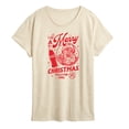 thumbnail image 1 of Coca-Cola - Merry Christmas Calls For Coke - Women's Short Sleeve Graphic T-Shirt, 1 of 4