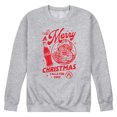 thumbnail image 1 of Coca-Cola - Merry Christmas Calls for Coke - Men's Long Sleeve Crew Fleece Sweatshirt, 1 of 4