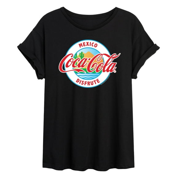 Coca-Cola - Mexico Disfute - Juniors Ideal Flowy Muscle T-Shirt