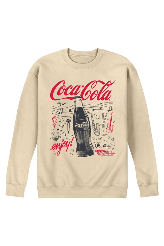 - Music Doodles - Men's Crew Fleece Sweatshirt