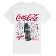 Coca-Cola - Music Doodles Men's Short Sleeve Graphic T-Shirt