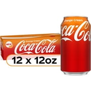 Coca-Cola Orange Cream Soda, 12 oz. cans (Pack of 12)