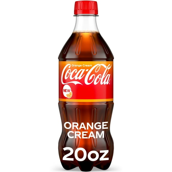Coca-Cola Orange Cream Soda, 20 oz. bottle