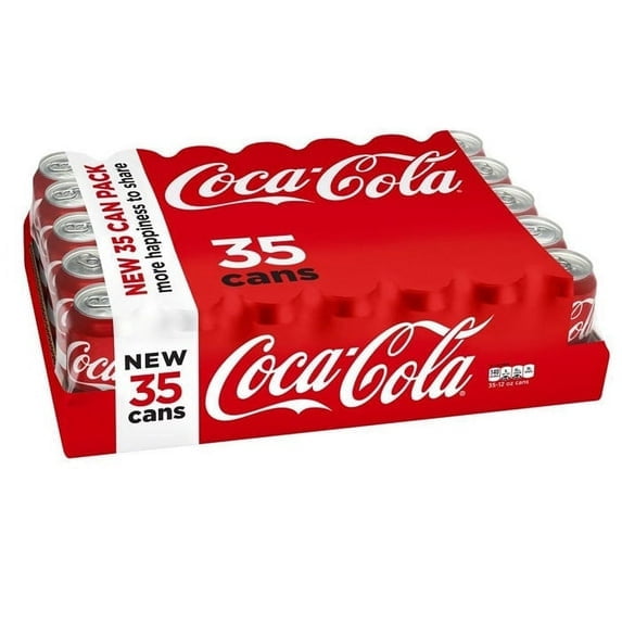 Coca-Cola Original Taste Soda Pop, 12 fl oz Cans, 35 Pack
