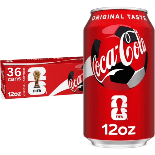 Coca-Cola Original Taste Soda Pop, Fridge Pack Cans, 12 fl oz, 36-Pack