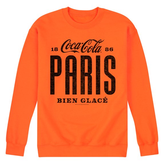 Coca-Cola - Paris Bien Glace - Men's Crew Neck Fleece Pullover
