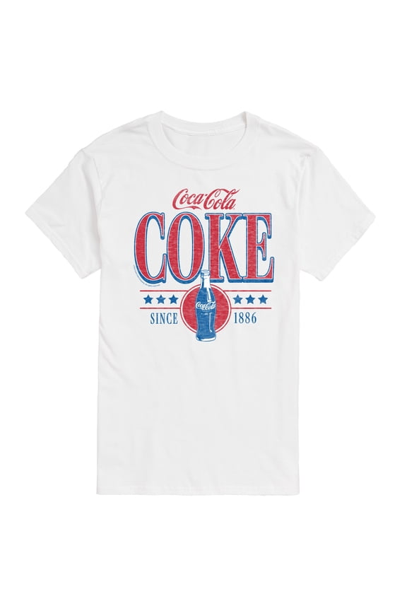 - Patriotic Coke Collegiate - Men's Short Sleeve T-Shirt