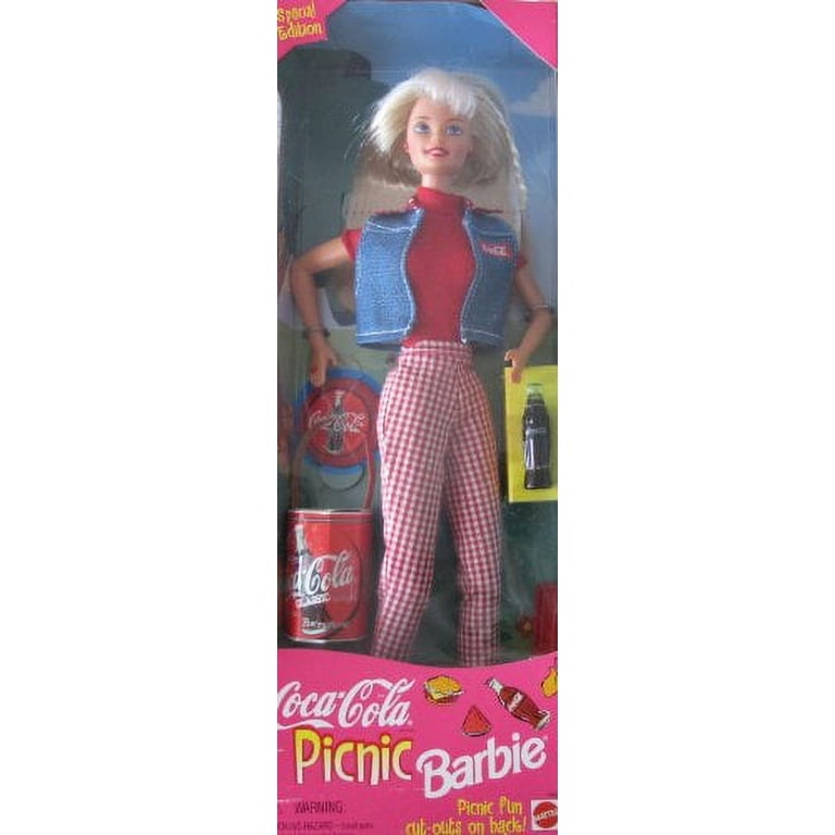 Mattel Coca Cola Picnic Barbie 1997 - Walmart.com