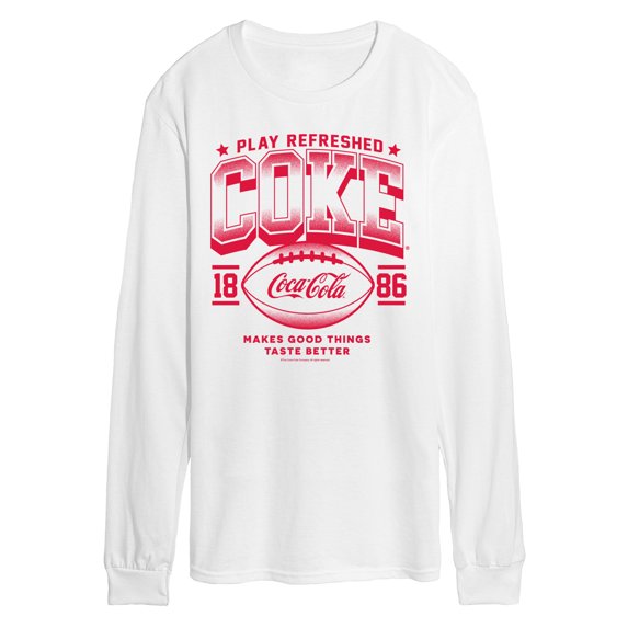 Coca-Cola - Play Refreshed - Men's Long Sleeve Graphic T-Shirt